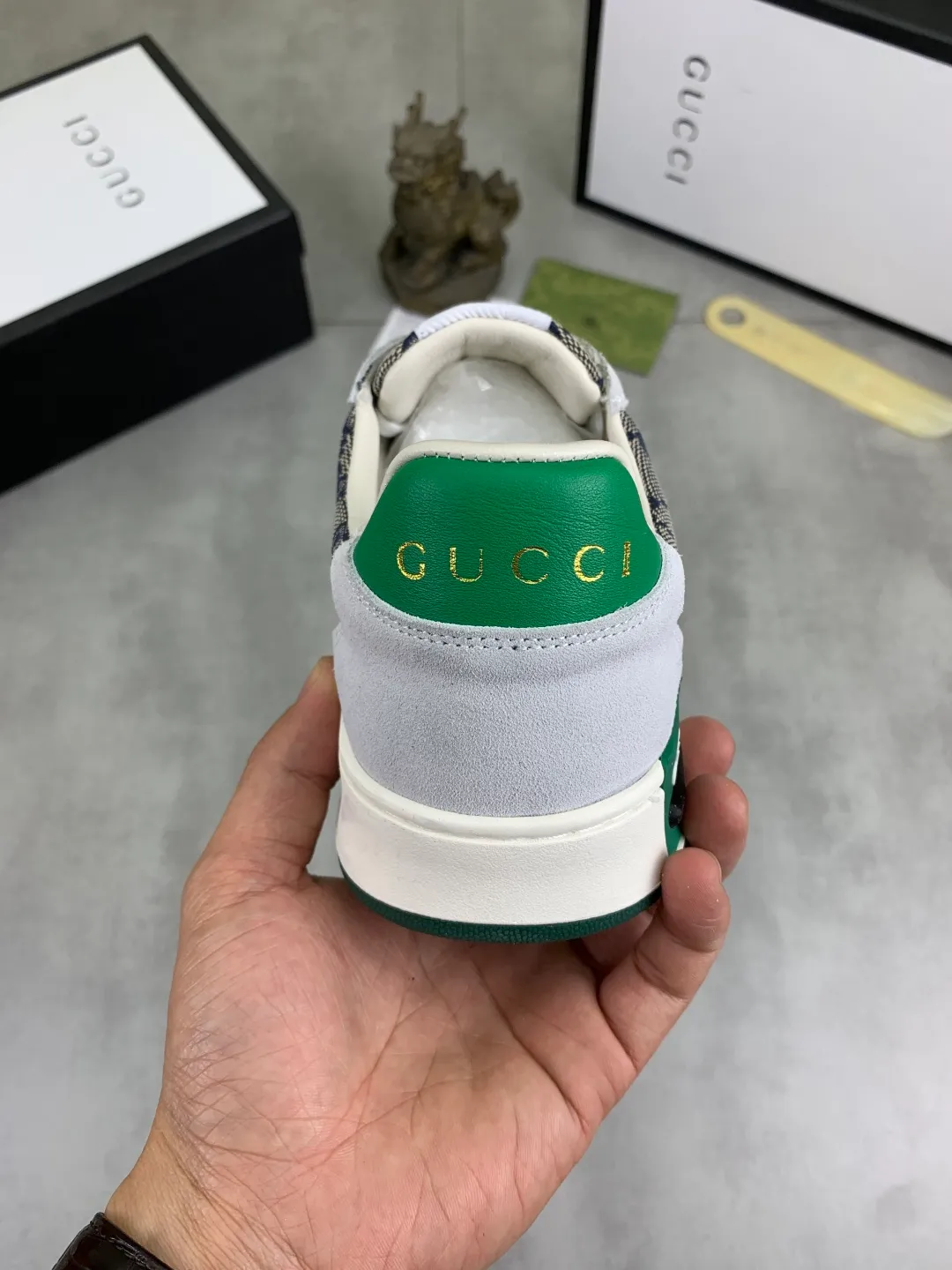 Men's men's shoes 💰P420💰【New model】 🆘 The latest model from Gucci official website🎁Classic casual and fashionable men's shoes👟Best model💥The style is simple and elegant, exclusive for trendy men. Unique official website latest brand elements👑Gucci original decoration, fashionable and generous, the fabric is made of original soft calfskin➕Comfortable soft pigskin lining ✅Wear-resistant rubber outsole specified on the official website_Full of elasticity, the classic model taken at the counter 🎬Color: 3️⃣colors available😍Number of codes: 38-44 (45 46 customized)